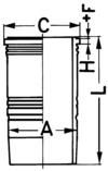 WILMINK GROUP Sylinteriputki WG1021657